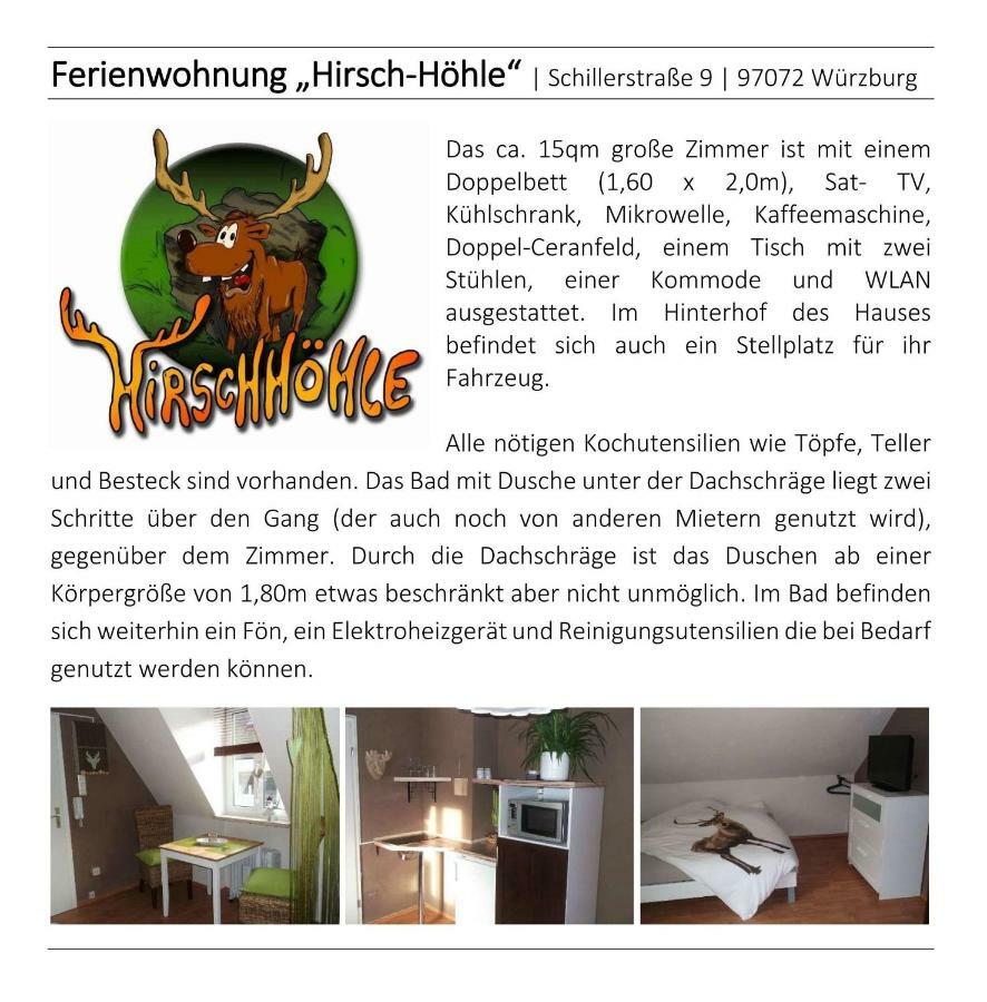 Hirschhoehle Würzburg Eksteriør bilde